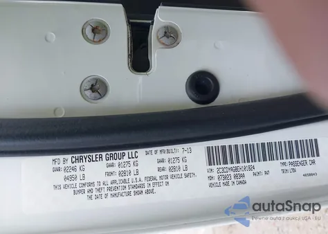 2014 Dodge Challenger Sxt z USA, uszkodzony, nr VIN 2C3CDYAG8EH101824